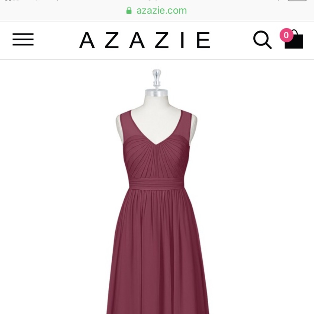 Azazie Mulberry Dress-Raquel-brand new never worn